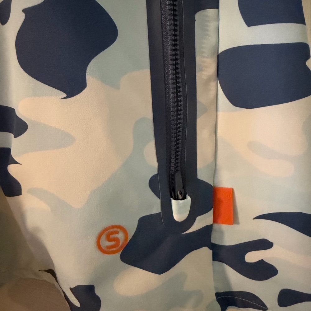 Blue and White Camouflage Vest STITCH golf - Picture 2 of 5